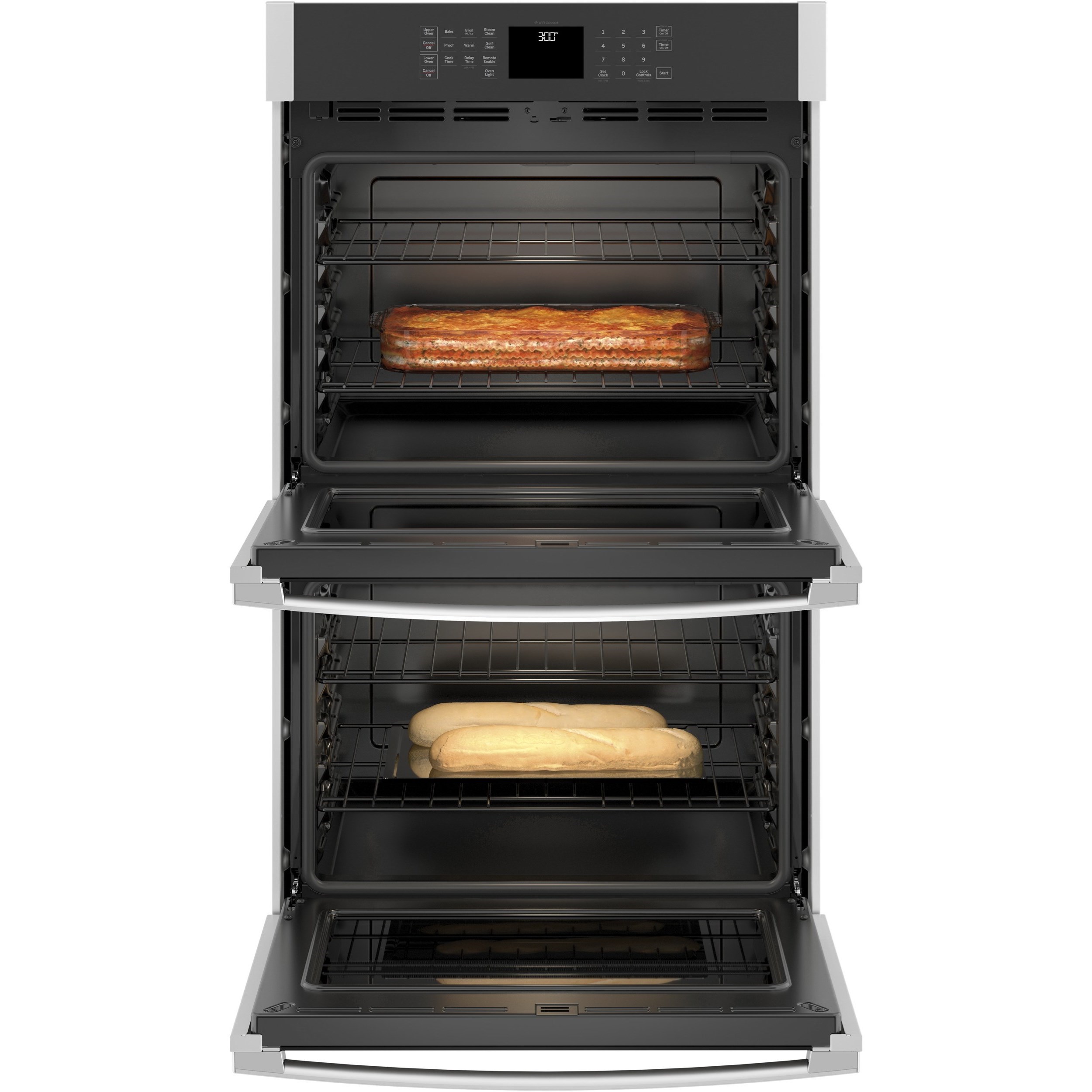GE Appliances JTD3000SNSS 10 Cu. Ft 30" Smart BuiltIn Double Wall Oven